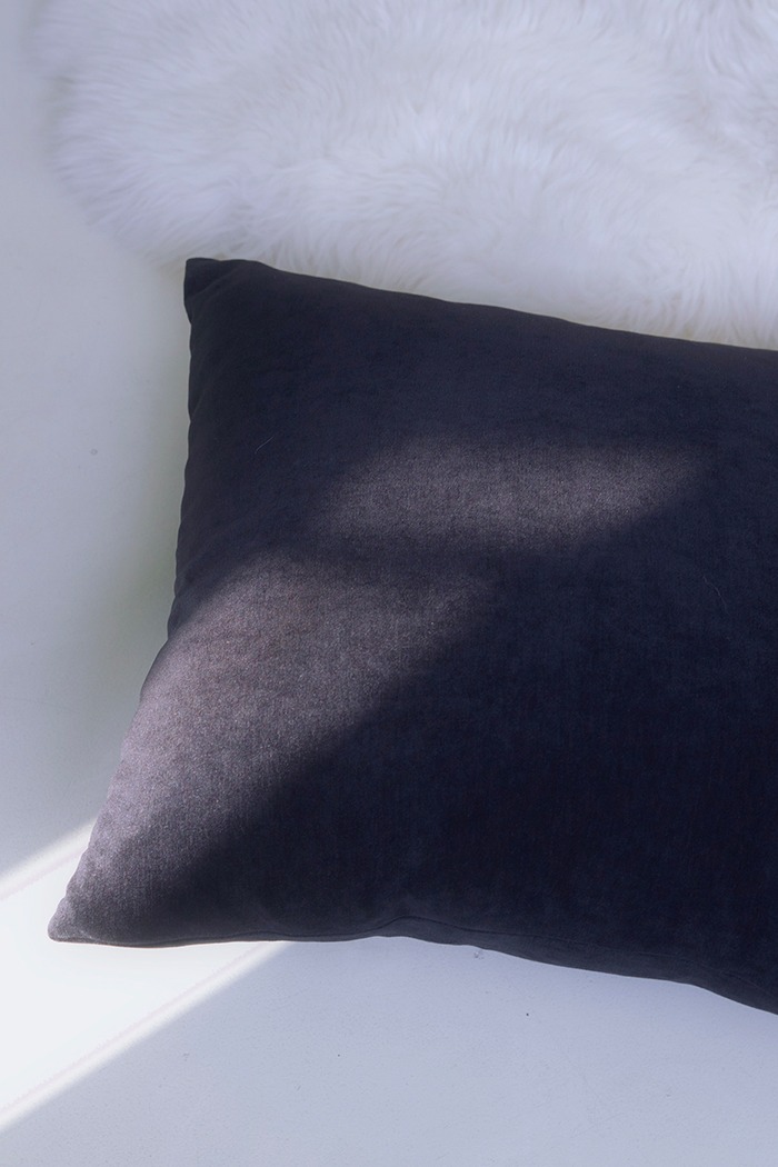 [+4%]Dante cushion cover black [50x50]